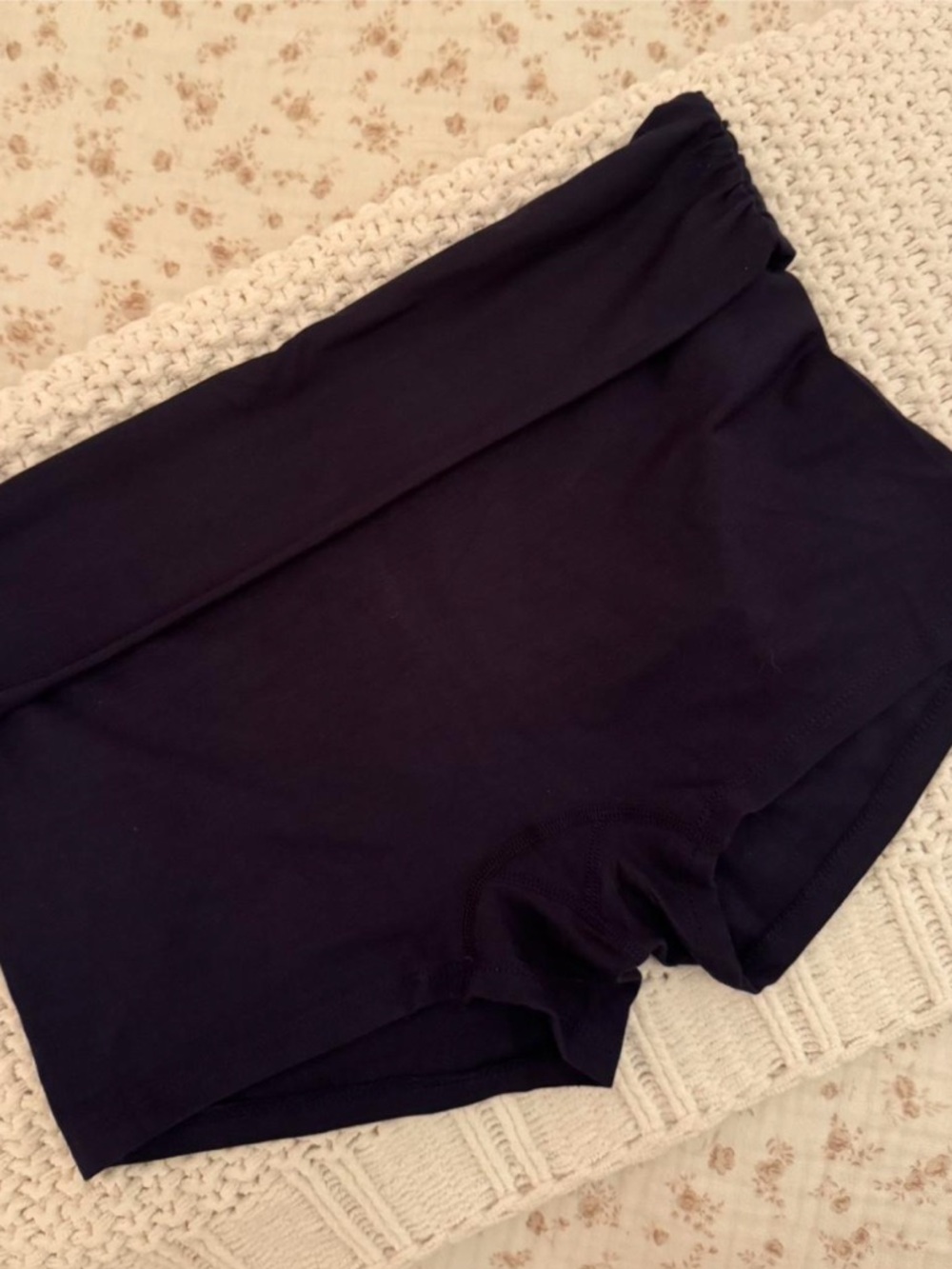 ShopForm Blue Fold-Over Waist Lounge Shorts